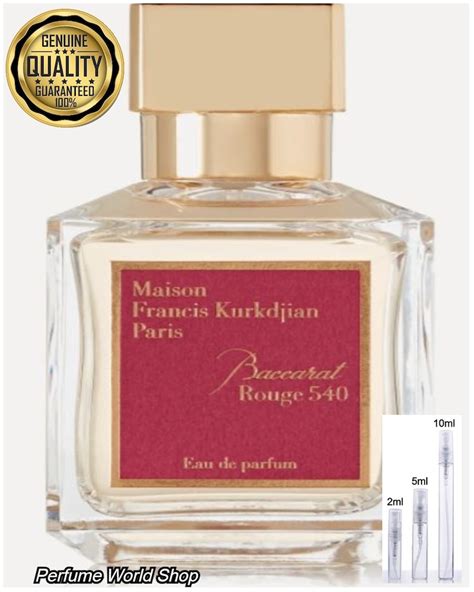 perfume dupe for maison francis kurkdjian|maison baccarat rouge 540 sample.